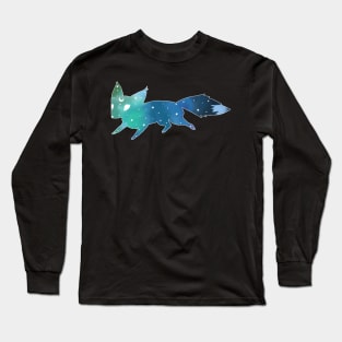 Celestial Moon Fox Long Sleeve T-Shirt